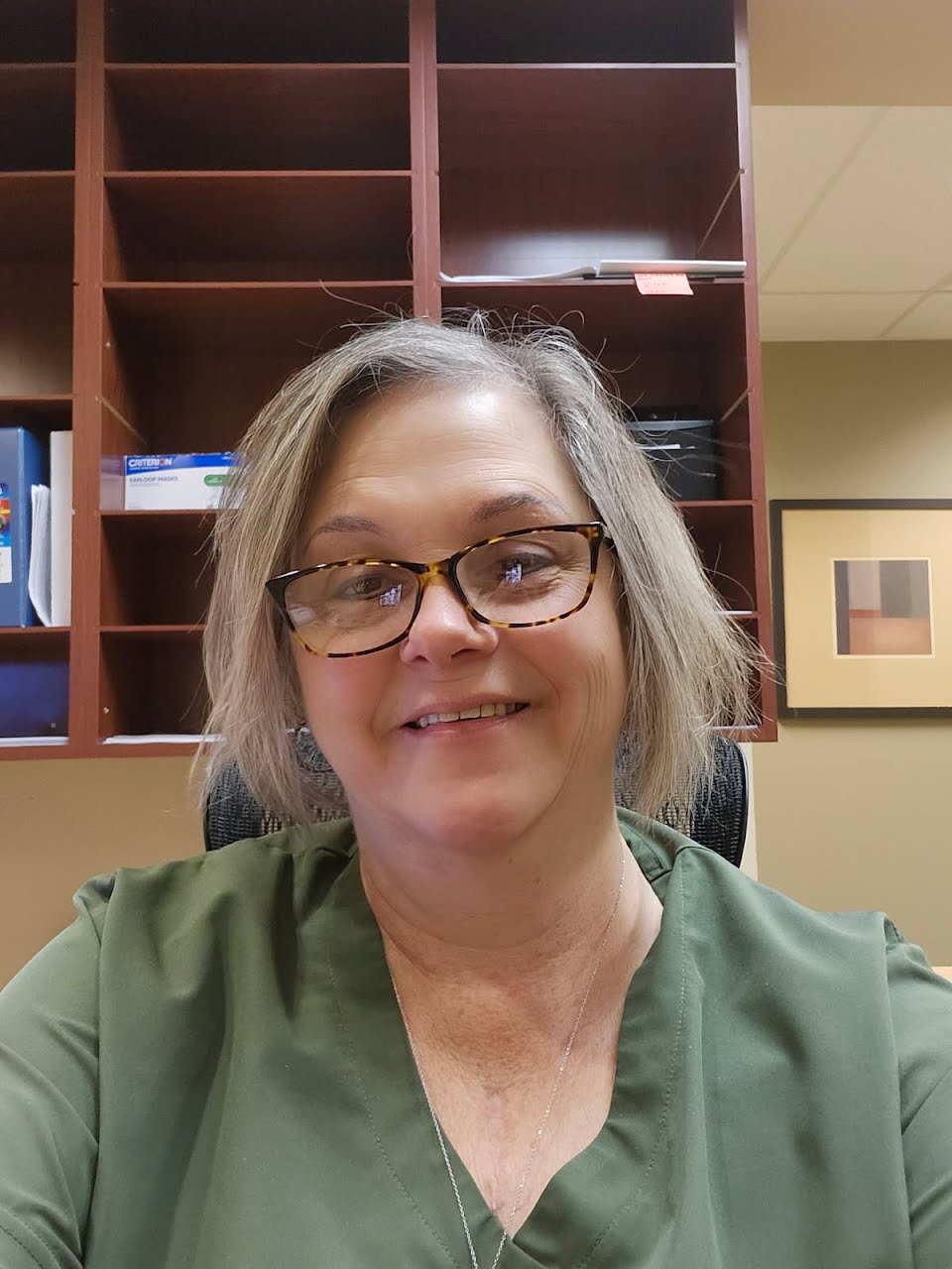 Helen Perales, front desk receptionist